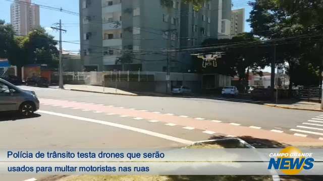 Polícia de trânsito testa drones que vão multar motoristas nas rua