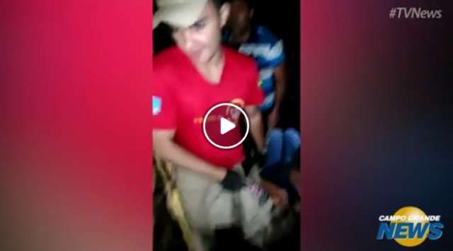 Vídeo mostra militares carregando empresária durante resgate em Sidrolândia