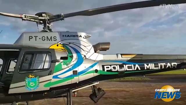 Quatro pessoas são presas em operação da PM com uso de helicóptero