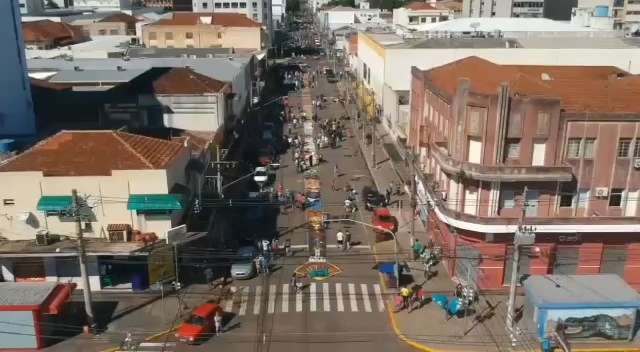 Veja do alto como está ficando o tapete de Corpus Christi na Capital