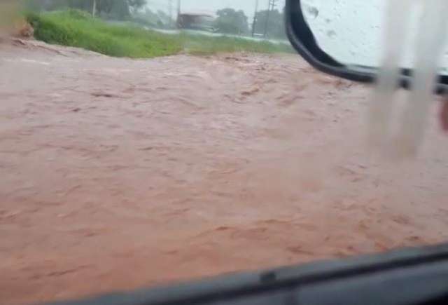 Chuva deste sábado na fronteira de MS