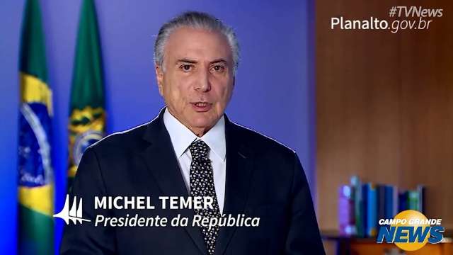 Em vídeo, Michel Temer diz que o &#39;trabalho continua e vai continuar&#39;