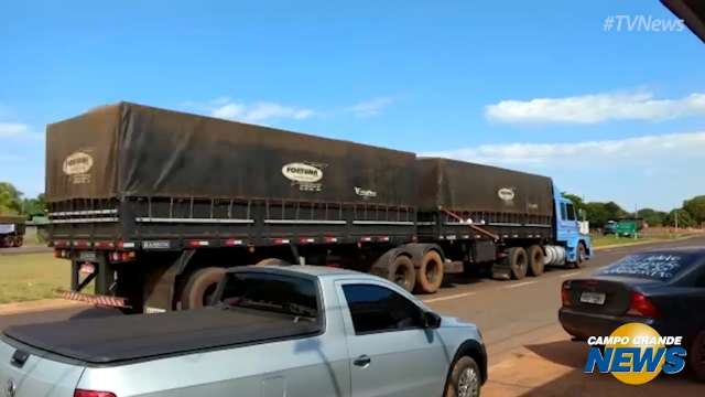 Greve perde força e caminhões têm passagem livre em Guia Lopes