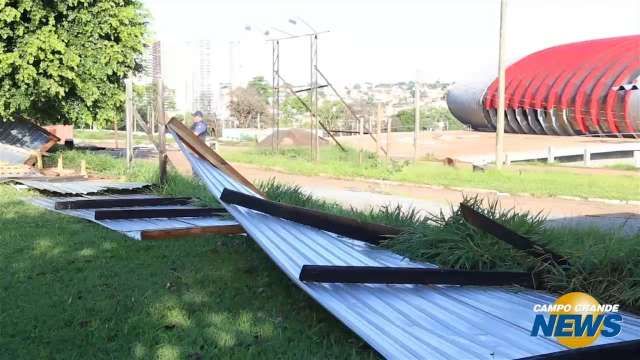 Após chuva, buracos, árvores caídas e semáforos tortos