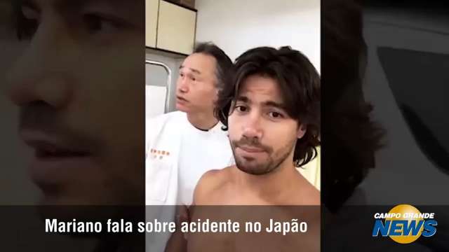 Cantor Mariano sofre acidente no Japão