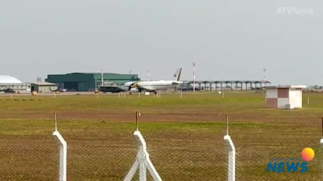 Avião de Bolsonaro pousa em Campo Grande