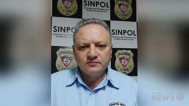 Alexandre Barbosa, presidente do Sinpol, mantém paralisação nesta quinta-feira (18)