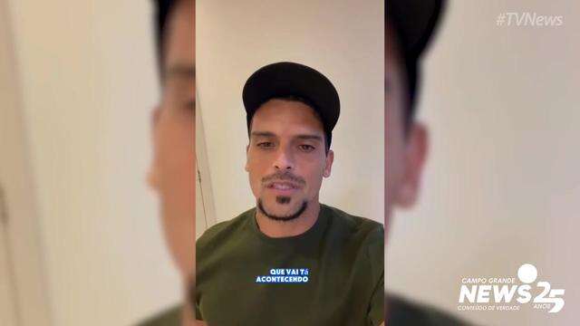 Volante Jean chamando os torcedores para o "jogo das estrelas"
