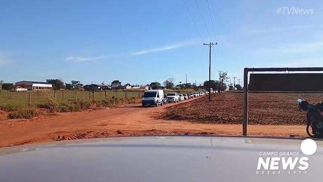 Velório de crianças mortas em acidente em Taquarussu