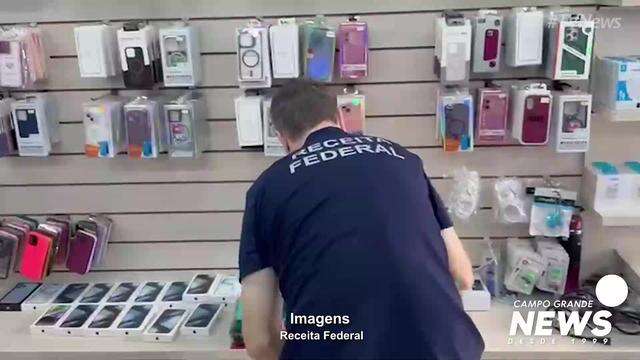 Operação da Receita mira contrabando de celular