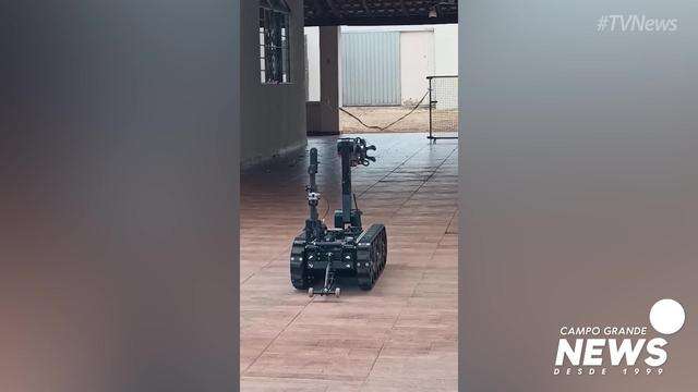 Detonação de explosivo pelo Bope