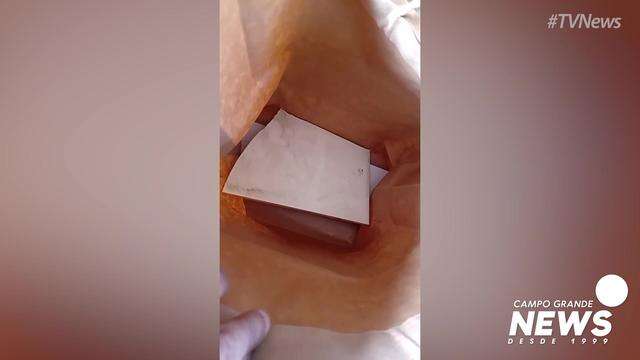 Material apreendido nas sacolas com explosivos