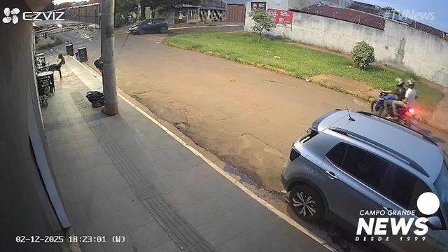 Ação de autores de roubos em série em Campo Grande