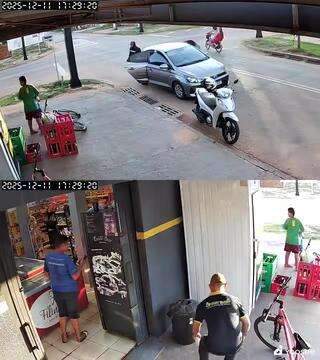 Câmera registra execução em Três Lagoas