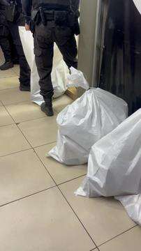 Material apreendido no Camelódromo 