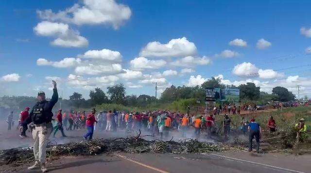 Trecho da BR-163 é liberado 