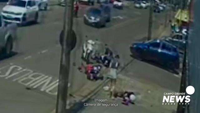 Sequência de acidentes na Avenida Bandeirantes