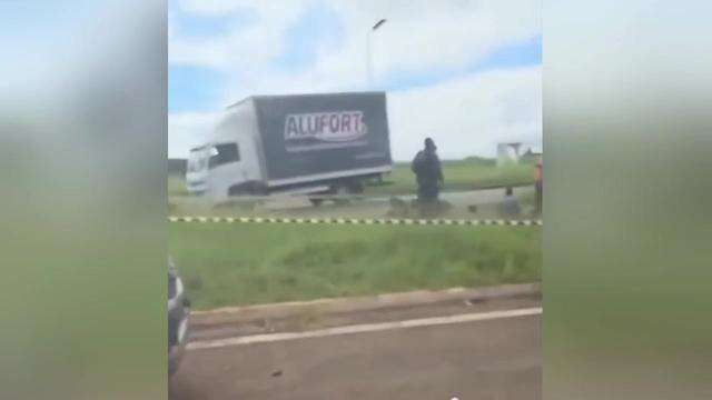 Colisão na fronteira termina com morte de motociclista