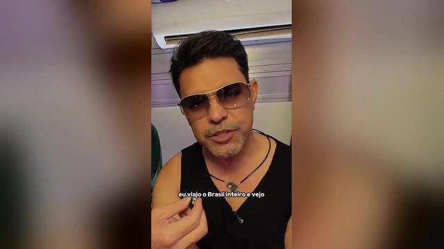 Flávio e Zezé de Camargo gravam mensagem para Jair Bolsonaro