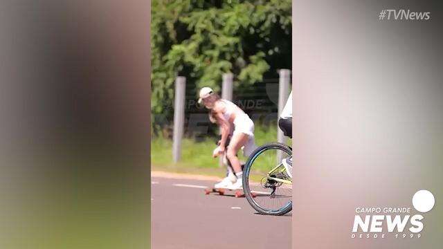 Luke dá close de skate no Parque dos Poderes