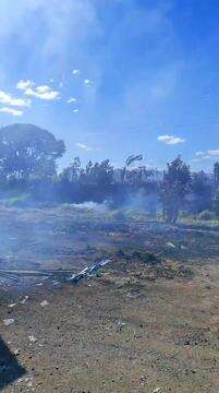 Incêndio em carreta na BR-163