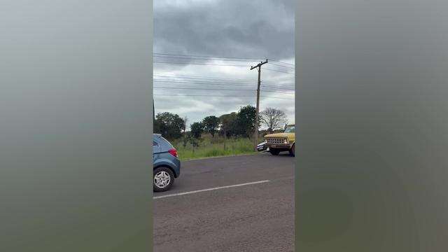 Trânsito lento na BR-163 depois de acidente