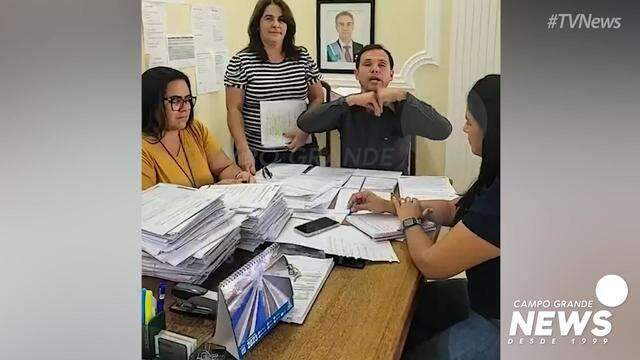 Live feita nas redes sociais do prefeito, em 10 de julho de 2023