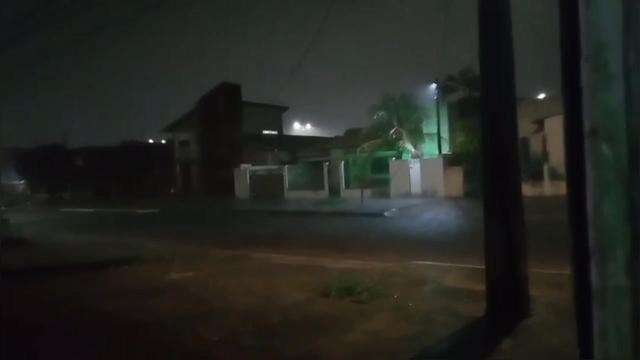 Chuva e granizo no início da noite desta quinta-feira (11)