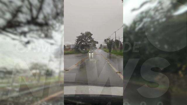 Chuva chega com força a Campo Grande após alerta para tempo instável