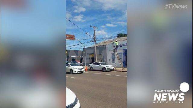 Instalação de radar na Avenida Bandeirantes