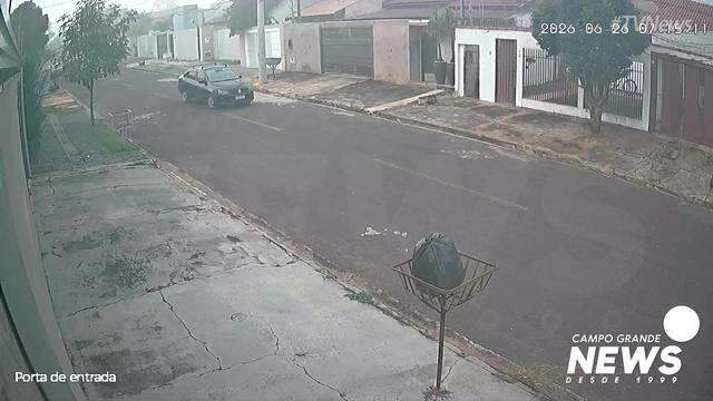 Câmera registra tiros contra detento no Jardim Samambaia