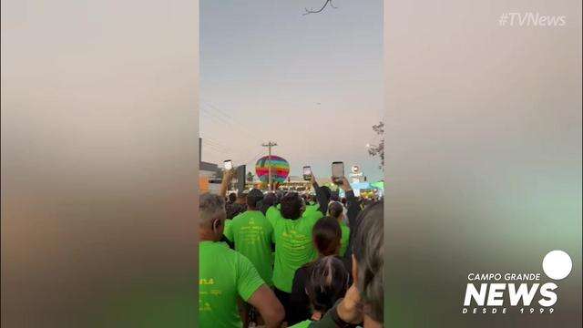 Concentração e largada dos 5Km da Maratona de Campo Grande