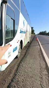 Ônibus da Eucatur na BR-163