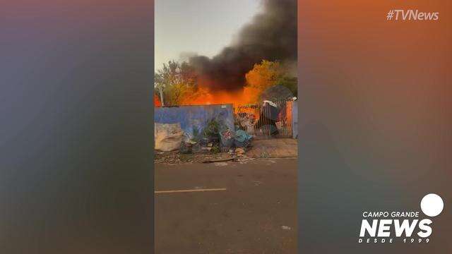 Incêndio voltou em casa na Germino Ceni