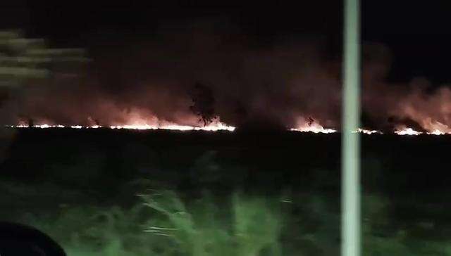 Incêndio em fazenda ocupada