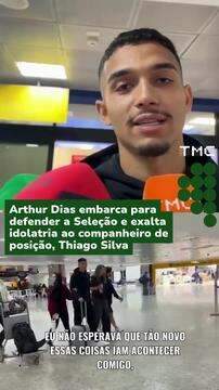 Arthur Dias fala sobre estreia na Seleção