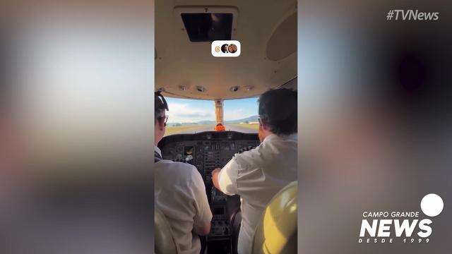 Últimos momentos de Rick postado em rede social, antes de entrar na aeronave